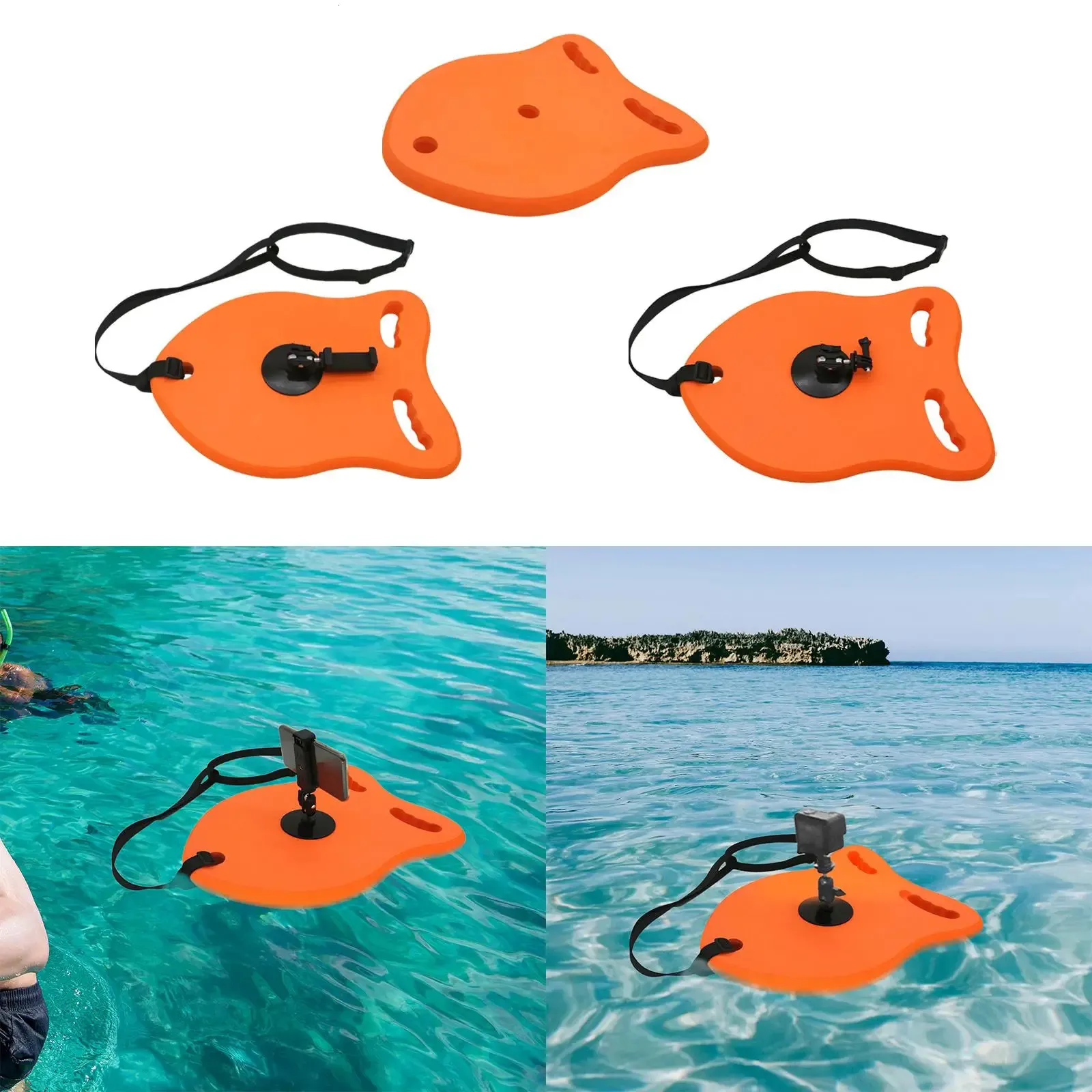 Planche De Natation En Mousse EVA Forme U – 44x30x2,8 Cm, Antidérapante, Pour Apprentissage Et Entraînement