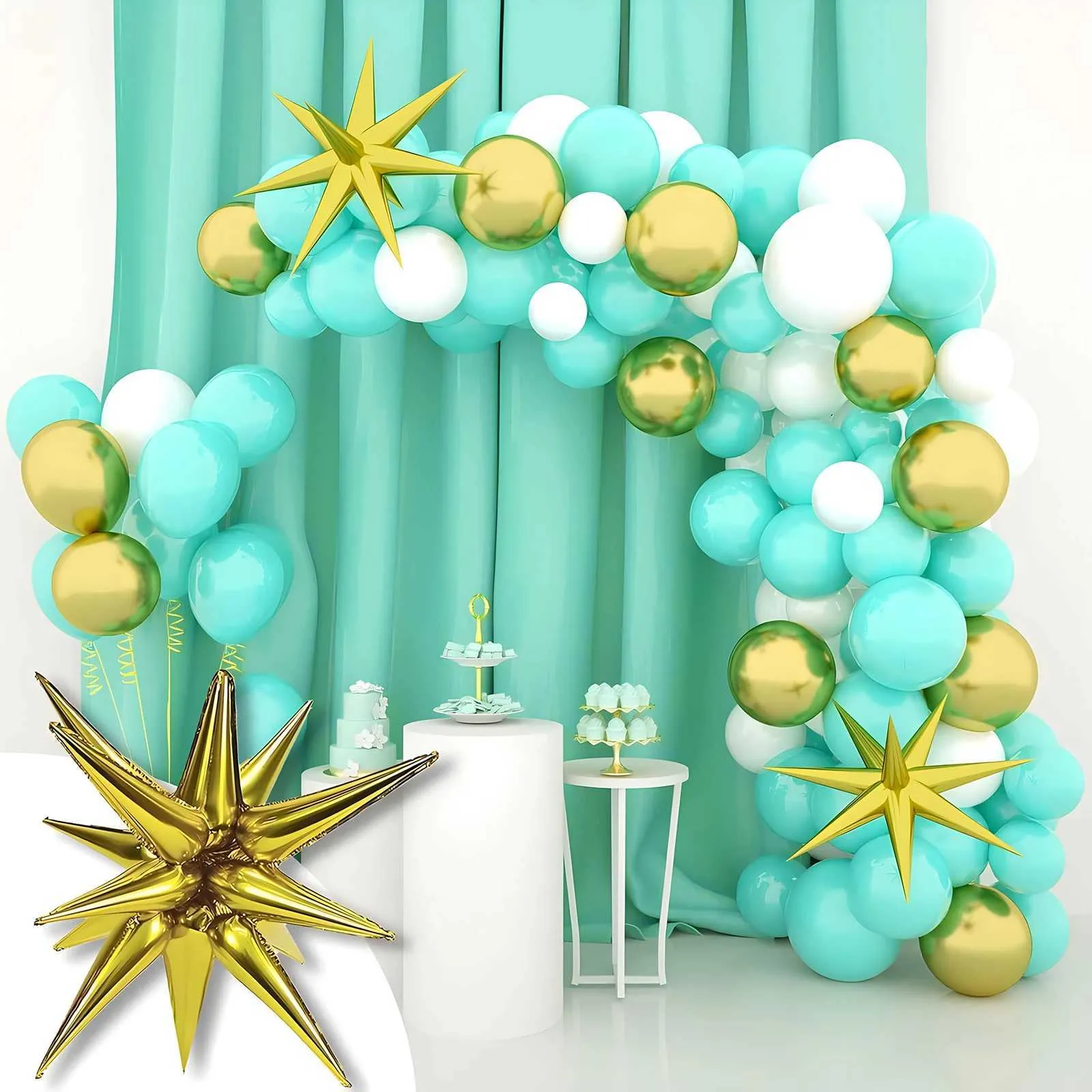 Pastel Balloon Garland Kit, JOGAMS 126 Pack Rainbow Balloon Arch, 5/12/18 Inch Assorted Color Balloons Set For Birthday Party Easter Wedding Anniversary Baby Shower Pastel Party Decorations