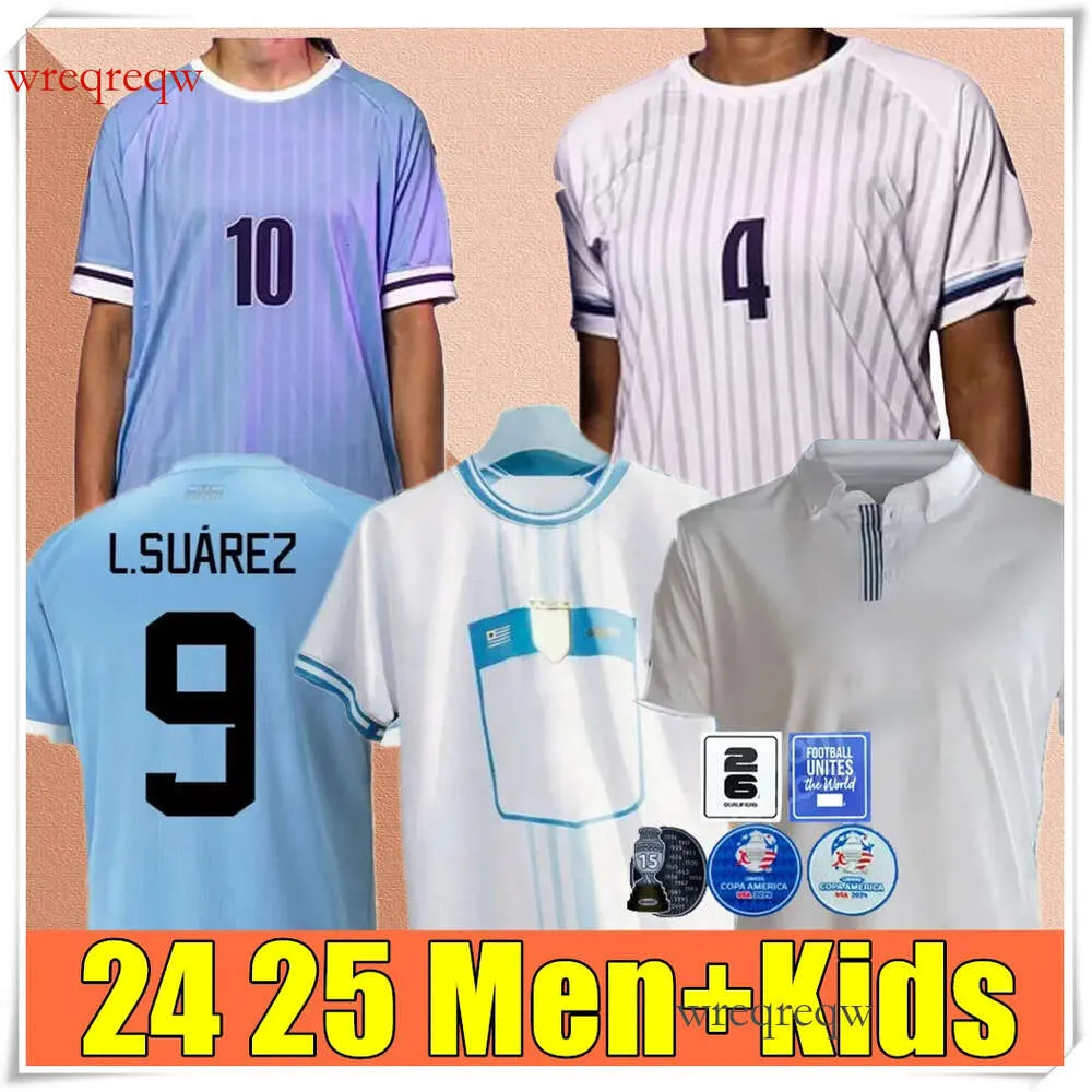 24 25 Uruguay Soccer Jerseys fans Player version 22/23 Home away L.suarez E.cavani Shirt D.GODIN Away National Team Football Uniforms