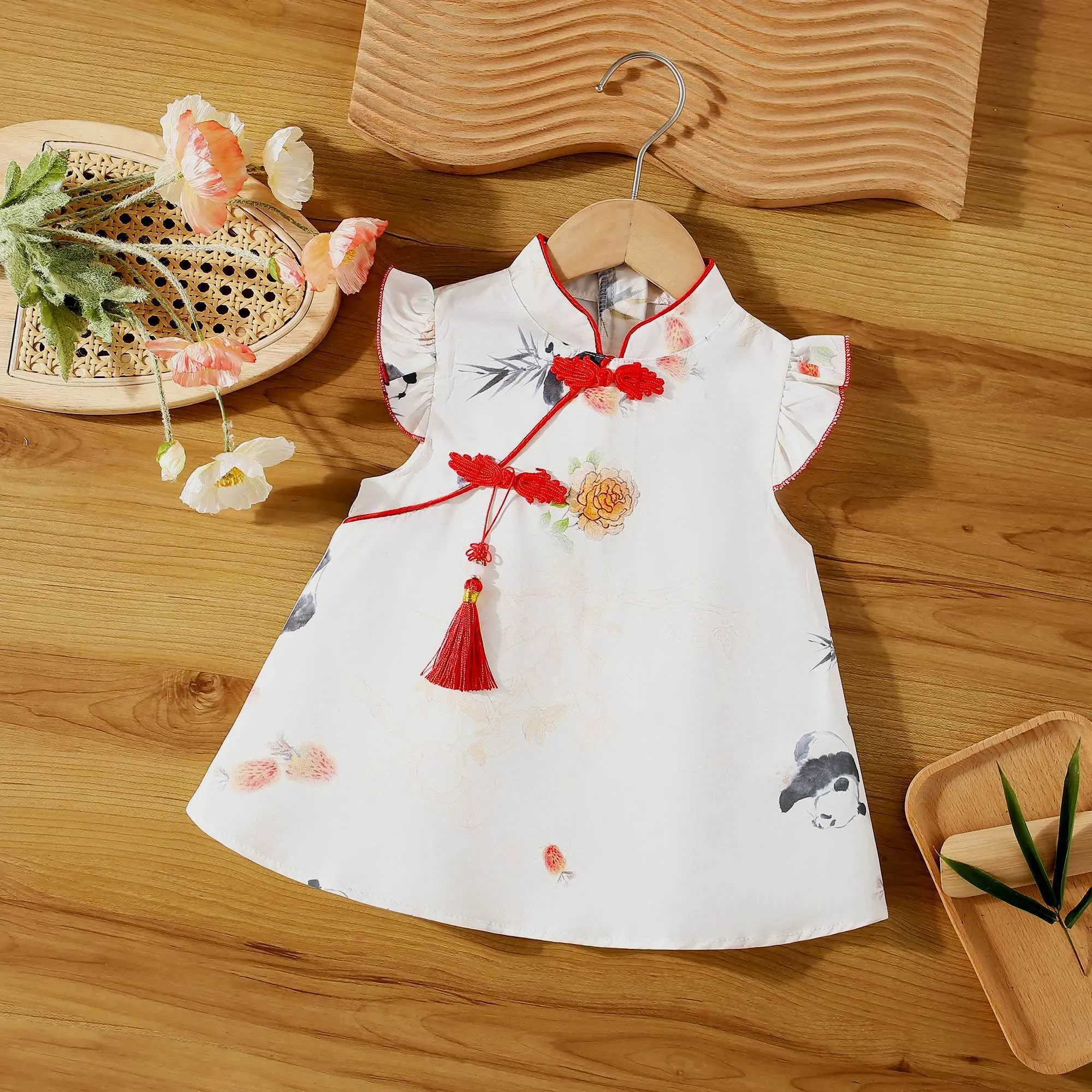 Panda dress for baby girl sale