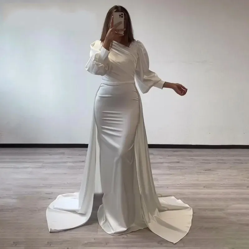 formal dress for man hd images Ivory Floral Lace - Square Neck Puff Sleeve Maxi Dress - vintage
