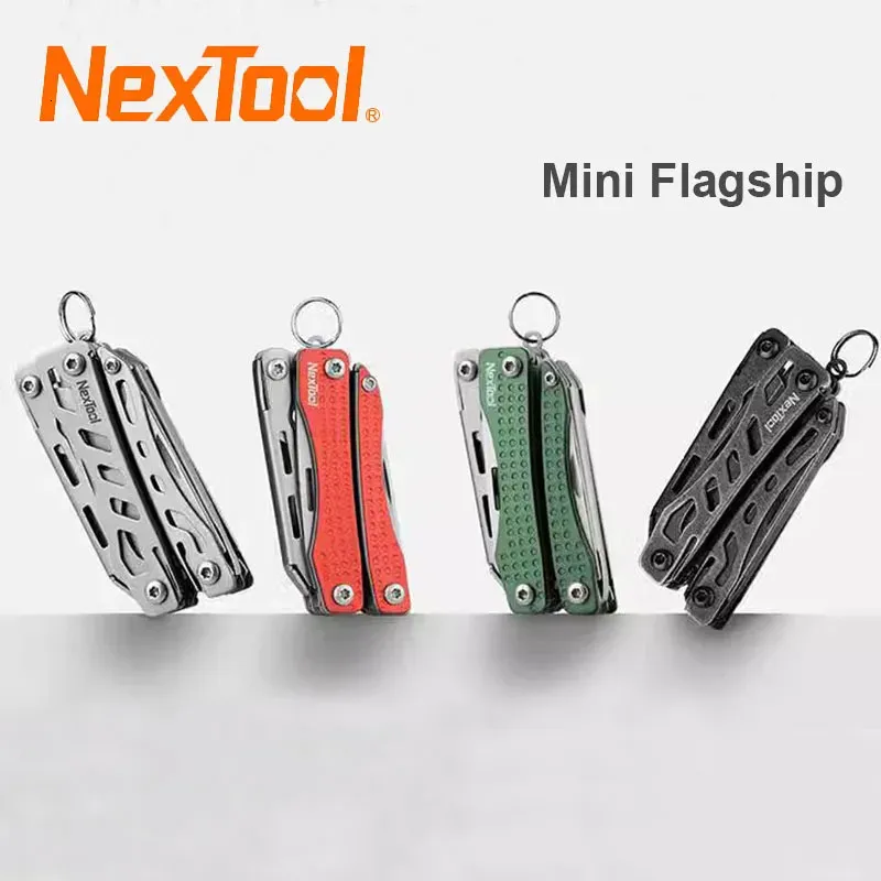Nextool Mini Flagship EDC MultiTool 10 в 1 карманный нож Multi Tool со складными плоскогубцами ножницы для бутылочек 240514