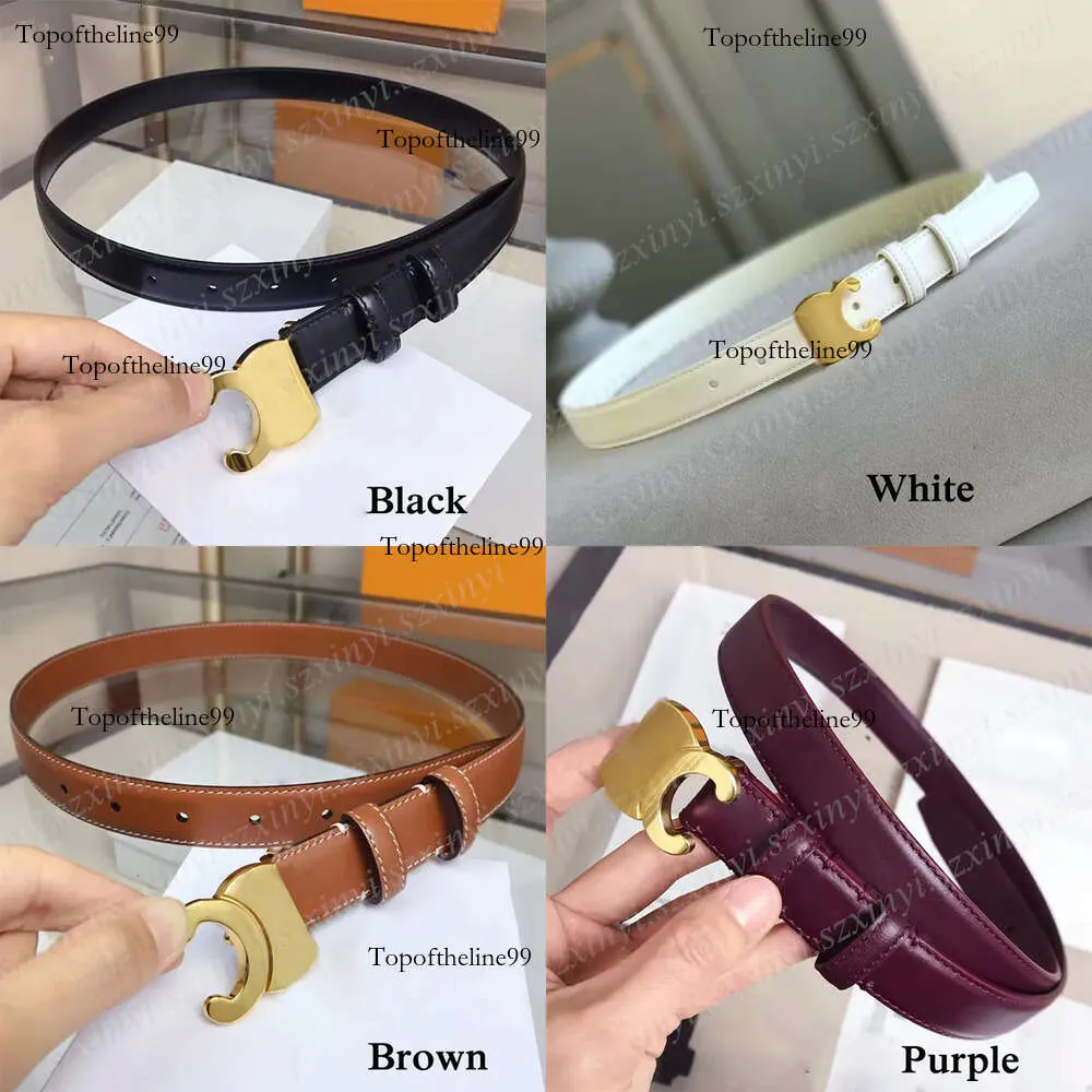 Fashion Women's Belts Gold Buckle Belt -kleuren met cadeaubon Originele editie