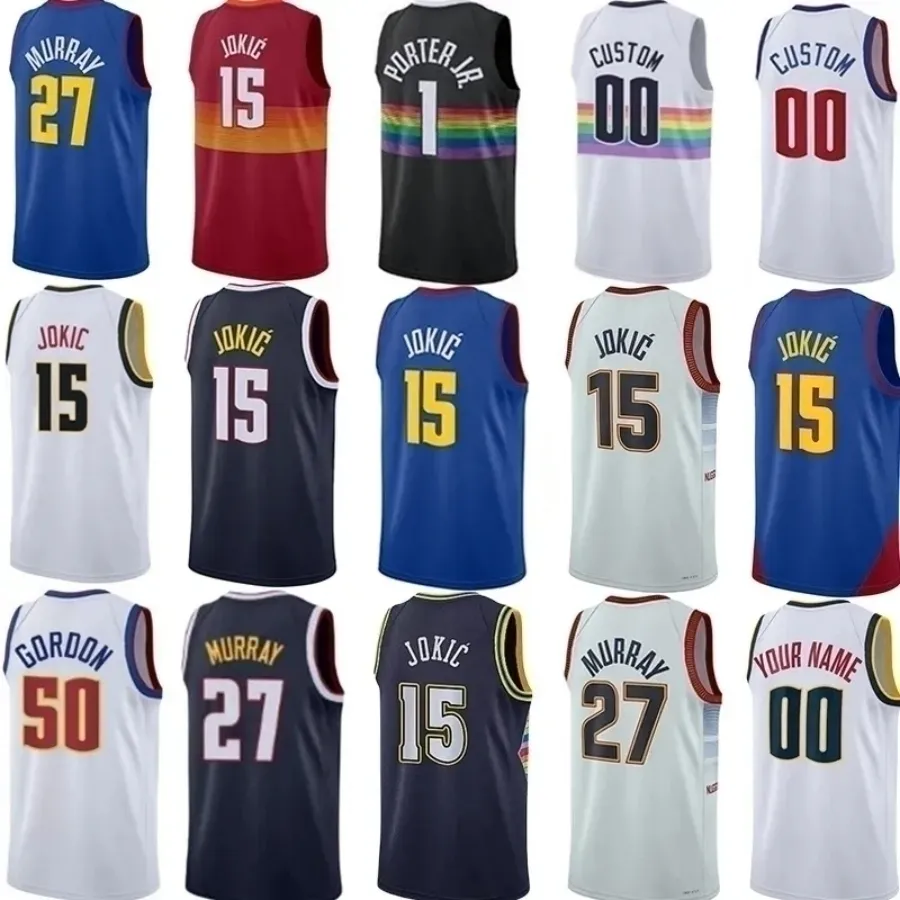 Justin Holiday Julian Stunders Peyton Watson Denvers Zeke Nnaji Jalen Pickett Hunter Tyson Vlatko Nugget Cancar Collin Gillespie Jay Huff Key Basketball Jersey