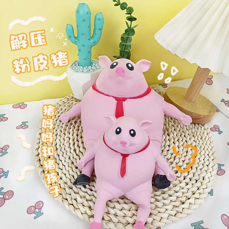 Decompressione giocattolo netizen Pink maiale rallentano il rilascio di sabbia di rimbalzo divertente H240516