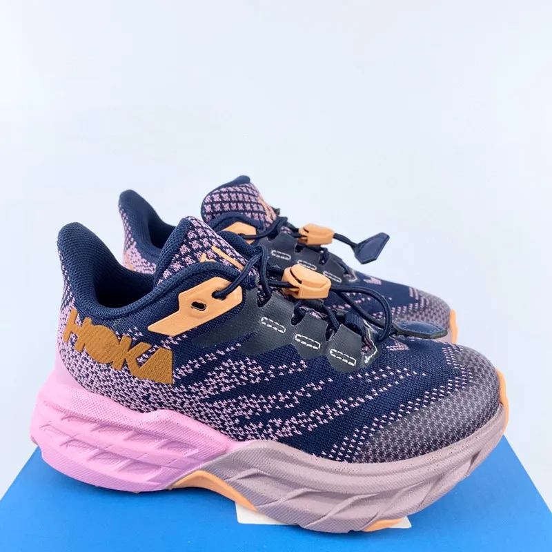 Kids Trail Running Shoes Vibrant Orange Catlerock Breathable Sneakers for Boys 2024 Runner