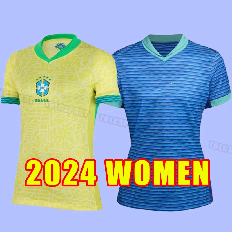 Women 2024 2025 soccer jerseys PAQUETA COUTINHO bRAZILS football shirt FIRMINO brasil 24 25 MARQUINHOS VINI JR ANTONY SILVA DANI ALVES home girl away