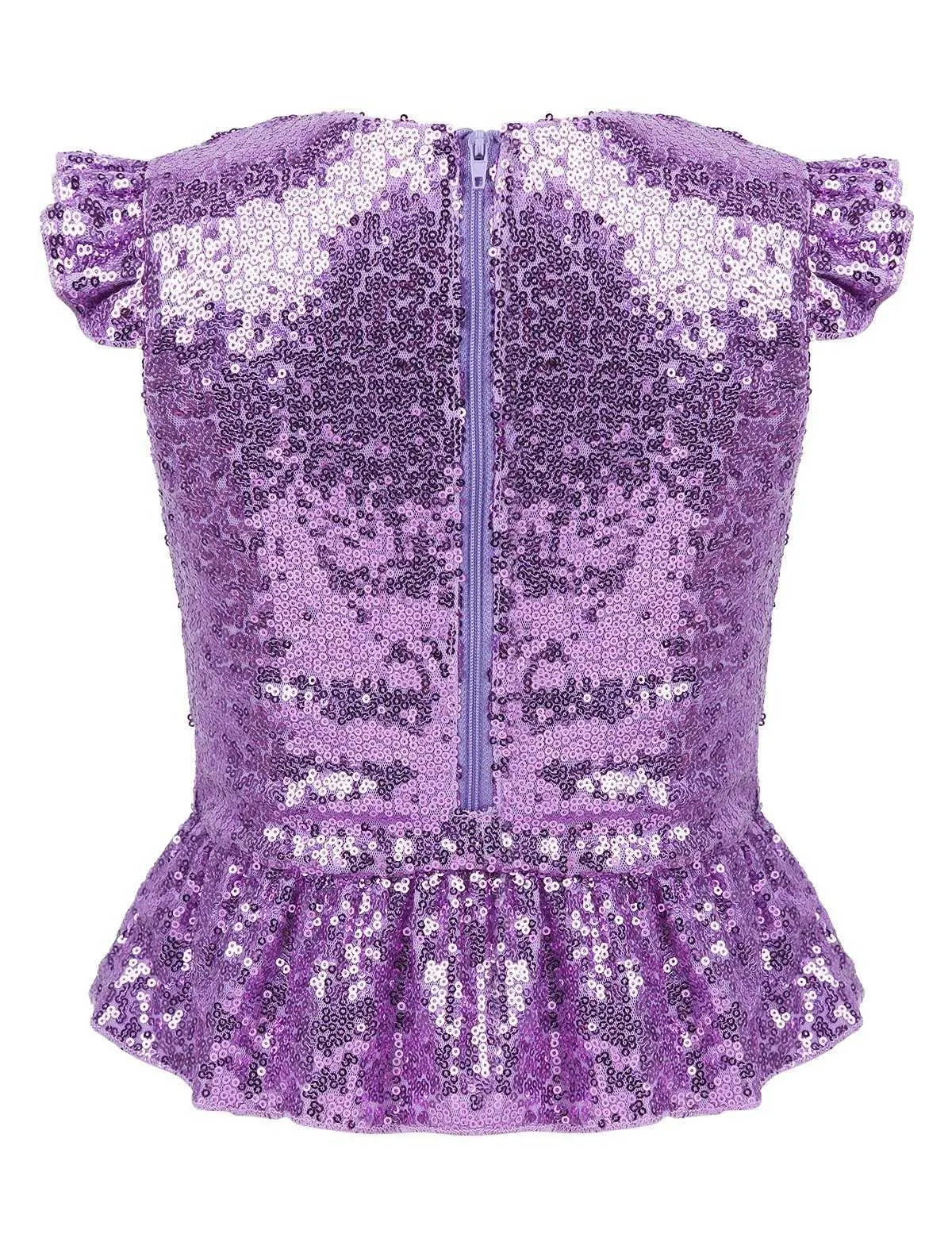 sparkly peplum top