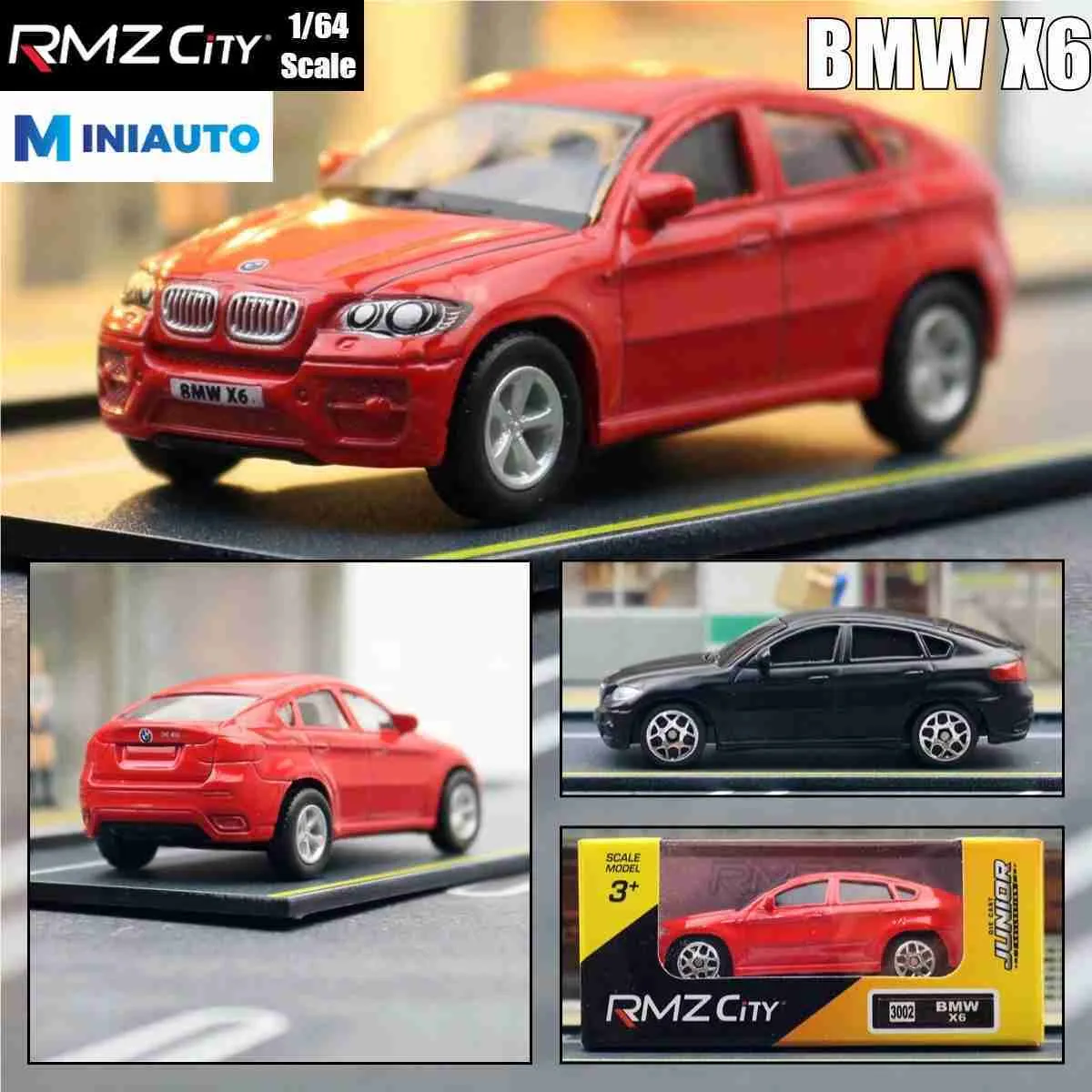 Diecast Model Cars 1/64 BMW X6 SUV 1 64 Diesel Super Sport Toy Car Model 3 Hot Wheels Mini Alloy Metal Gift for Children Kid Match Box WX