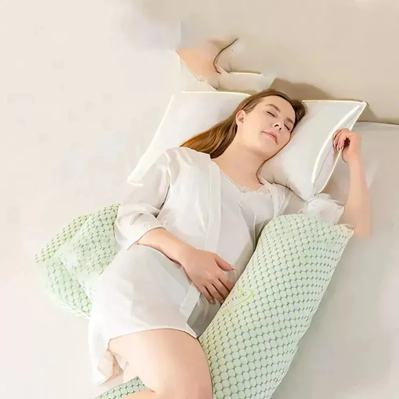 Hamilelik Yastığı Yumuşak Usaflı Lomber Yan Uyuyan Yastık Hamile Kadın Annelik Pedleri Karın Yastıkları Tedarik 240516