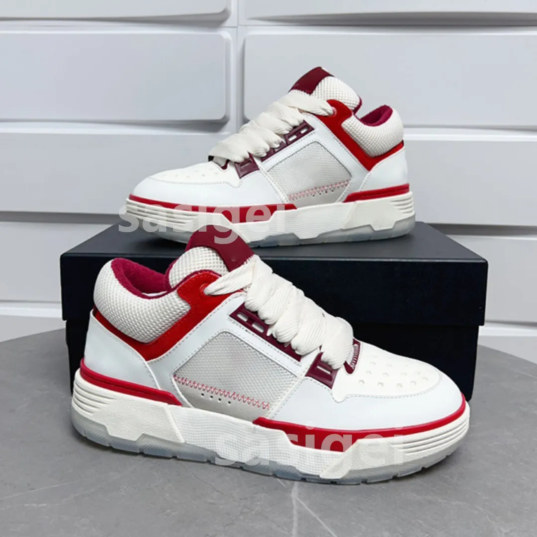 Red white and blue platform sneakers online