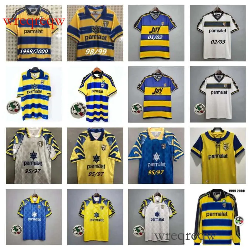 1993 1995 1996 1998 1999 2000 2001 2003 Parma Crespo Retro Soccer Jersey 95 97 98 99 Inglese Gervinho Karamoh Shirt calcistico Amoroso F.Cannavaro Thuram Ancient