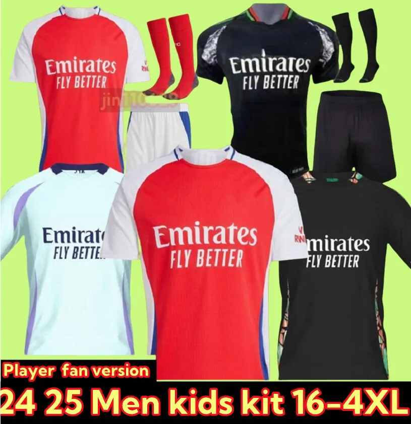 24 25 Saka Arsen Rice G. Jesus Soccer Jerseys Edition 2024 2025 Strona główna KIT KIT KIT ODEGAARD ​​J.TIMBER HAVERZ Tierney Willian Smith Rowe Player 16-4xl