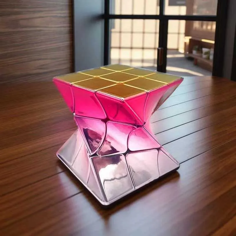 Dekompressionsleksak BLING ANTI Stress Relief Magic Cube 3x3 Ångest Sensor Toys For August Aniestes Y Ansiedad Creative Products H240516