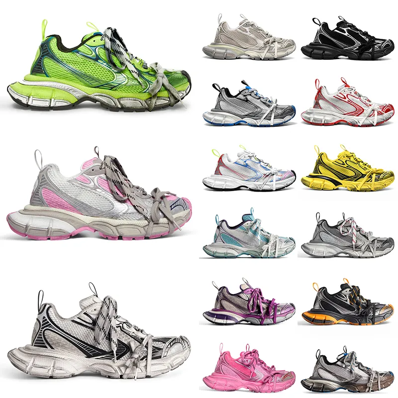 Salle Runners Mens Women Sneakers 3xl Mule Sneaker Printemps Automne Summer Outdoor Designer Casual Shoes TRACHERS Tracks Chunky Platform Mesh Taille surdimensionnée 35-46