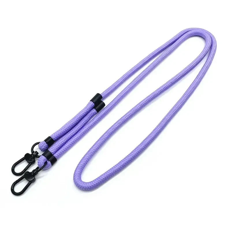 8mm Telefon Lanyard Verstellbarer Durchmesser Outdoor universeller Hülle Crossbody Schulterkartenhalle Kordelclip Hang Anti-verlorene Handgelenkriemen