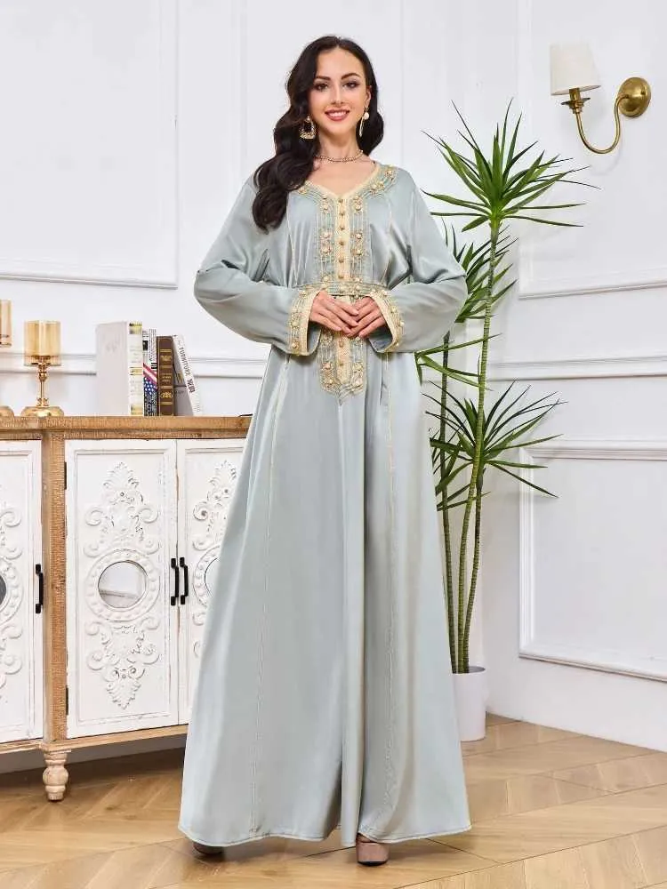 Saudi Arabic Muslim Party Dress Women Eid Diamond Abaya Jalabiya Morocco  Kaftan Vestidos Dubai Ramadan Gown Robe Long Polyester Dress from Dhgate  Ethnic Clothing - price 14.15