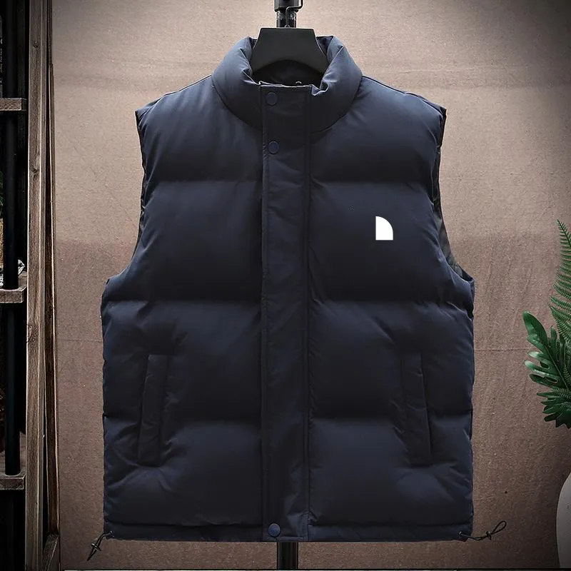Mens Winter Vest Cotton Jacket Thickened Insulation Outdoor Sports Coat Womens Solid Color Vest Sleeveless Jacket From 23 02 DHgate