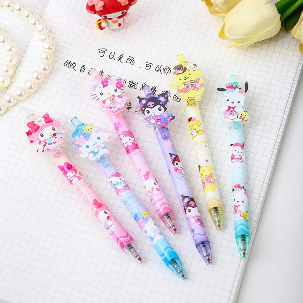 DHgate.com:Kawaii Kuromi Cinnamoroll Gel Pen Set: 48PCS 0.5