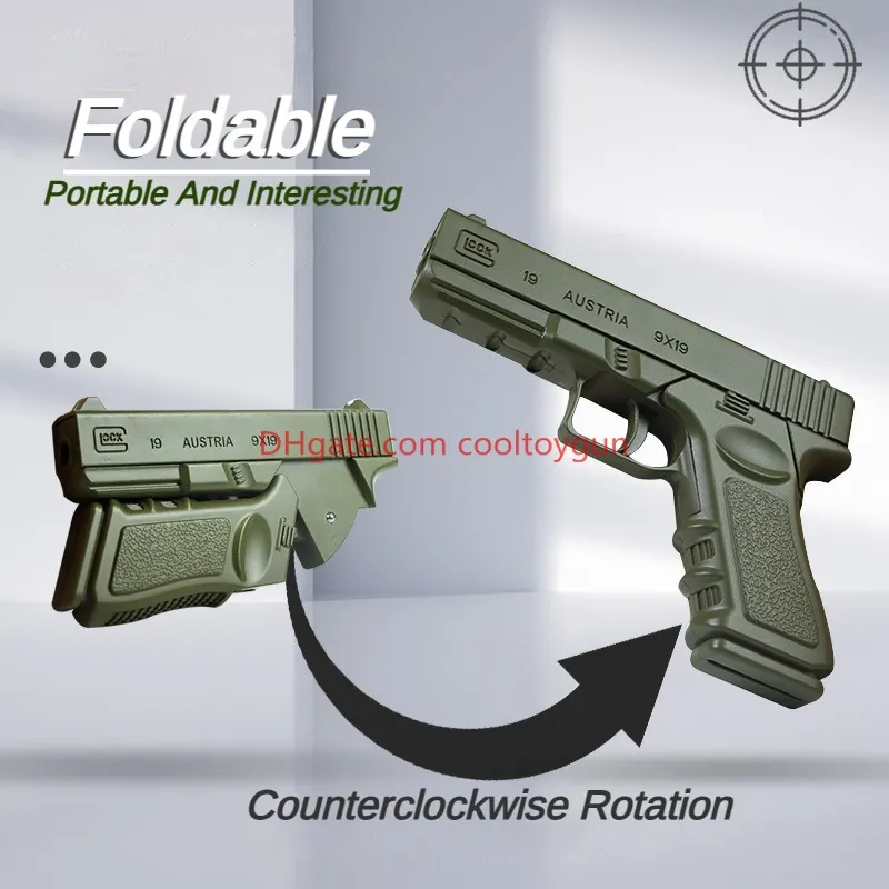 1:3 G19 die cast toys Gun with Exquisite Soft Bullets