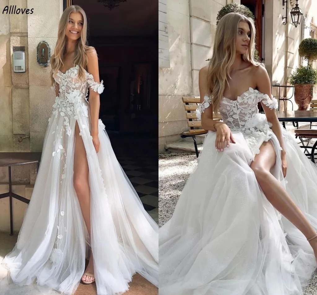 Popular Off The Shoulder Wedding Dresses, High Side Slit 2020 Wedding Dresses Popular Off The Shoulder Wedding Dresses, High Side Slit 2020 Wedding Dresses