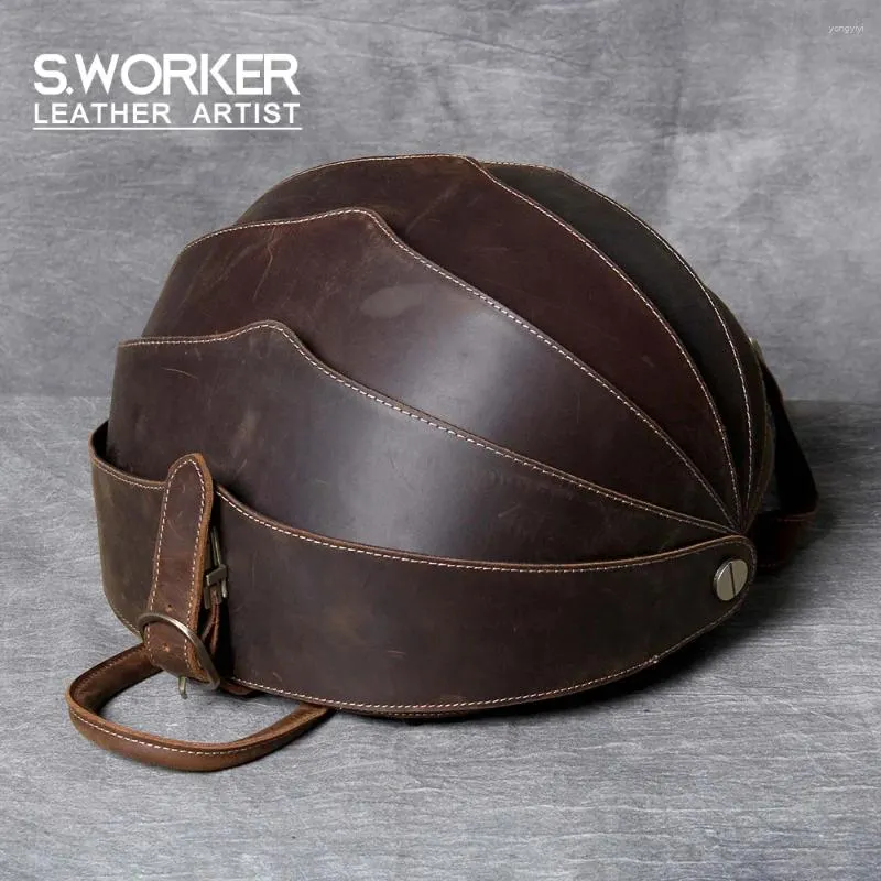 Рюкзак S.Worker Vintage Styly Cowhide Leather Original Design Подличный пакет