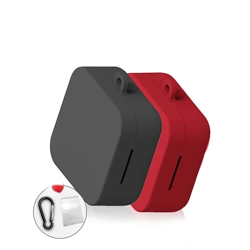 Silicone Protective Earphone Case with Carabiner for Xiaomi Mi Air SE  Bluetooth Earbuds, Shockproof Earbuds Cover for Xiaomi Air2 SE Charging Case