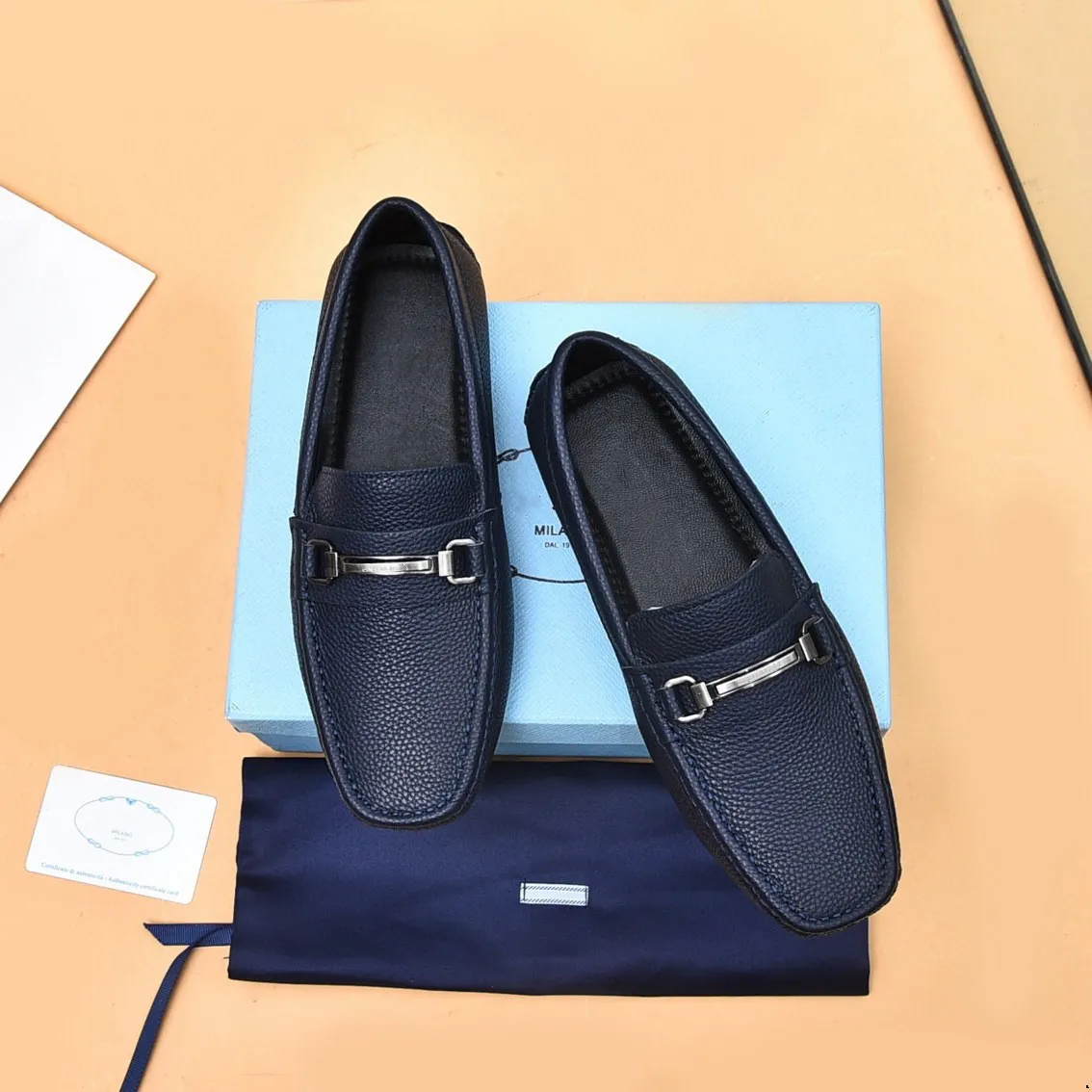 Wholesale Luxury Suede Formal Loafer Shoes Handmade Cowhide Leather Loafers For Business And Social Wear British Trend Slip On Sizes 38 46 P1 40MODEL Autumn Autumn Collection At Only 68.48 DHgate.Com
