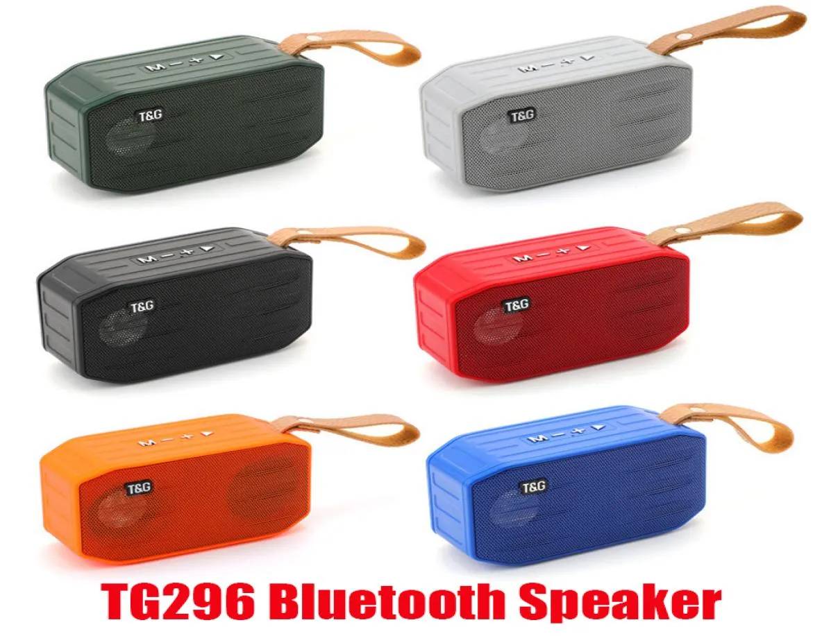 TG296 Mini Bluetooth Wireless Speakers Subwoofers Portable Outdoor Luidspreker Handen Call Profile Stereo Bass 500MAH Batterij S9641370