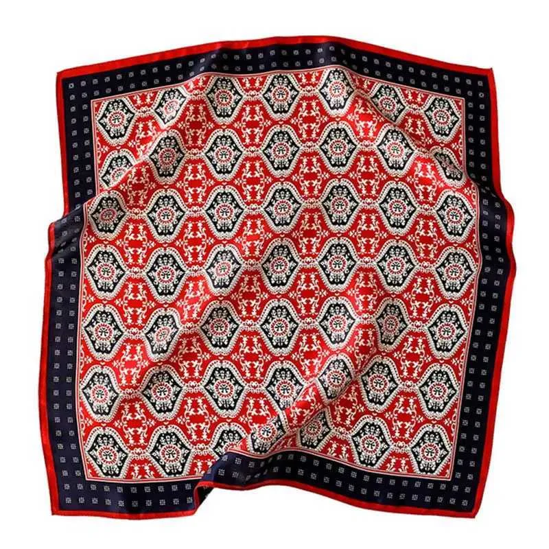 Gradient Bandanas Silk Square Bandana Scarf Multifunctional Nylon Fabric with Coin ...