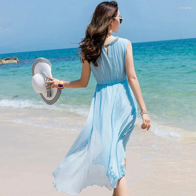 navy blue dress for baby girl Summer Dresses for Mature Ladies – Whisper Mint main image 1