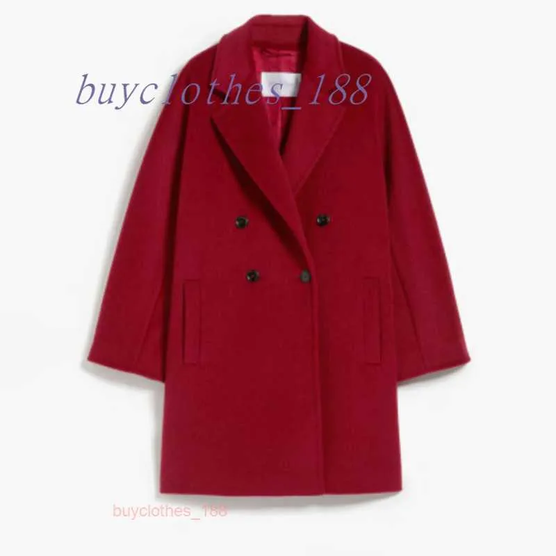 Kurtki damskie Wool Blend Coats Designer Trench Płaszcz 2024 Nowy wiosenny jesienna jesień Środkowa długość Koreańskie ubrania zimowe z paskiem 25cd