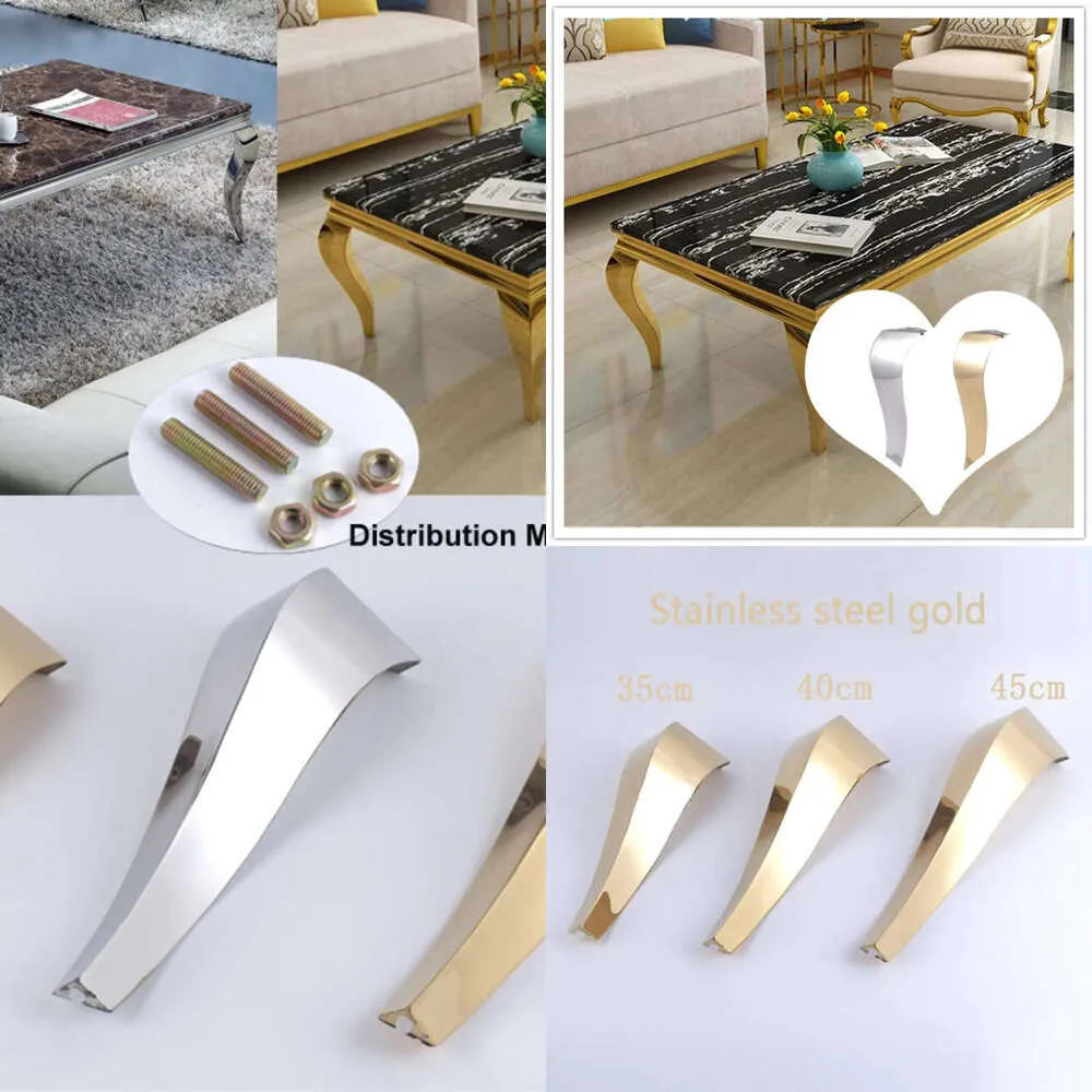 New Stainless Steel Legs Snake Shaped Table Cabinets Sofa Bed TV Cabinet  Shiny Gold/Sier Furniture Feet From Hometool_company, $47.02 | DHgate.Com