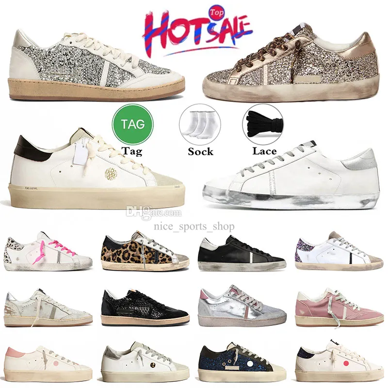 golden goose Goldene Turnschuhe Männer Kleid Schuhe Designer Frauen flaches Leder Vintage alte schmutzige Italien Marke Nappa Glitter Ball Stern Büro Trainer Loafer 【code ：L】