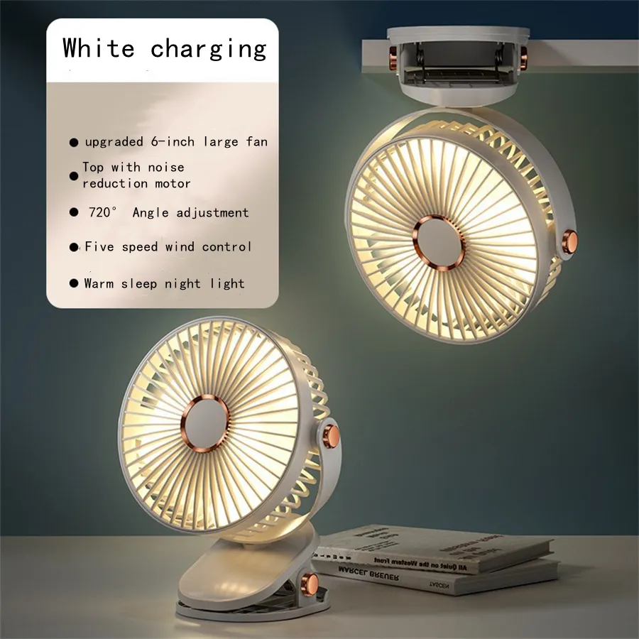 USB Clip Fan: Powerful, Quiet, Portable Table Fan with 720° Rotation ...