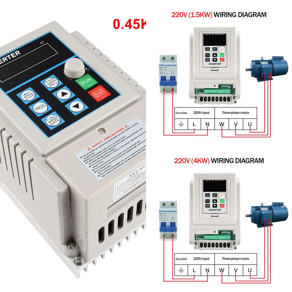 Single Phase Variable Frequency Drive: 220V, 1.5 4KW,... From Hometool ...