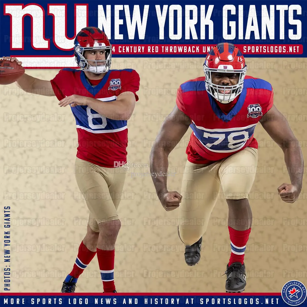 New york giants throwback jersey shop