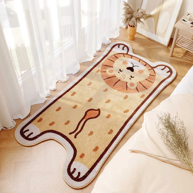 Carpets chambre pour enfants chambre de lit de chevet de chevet irrégulier