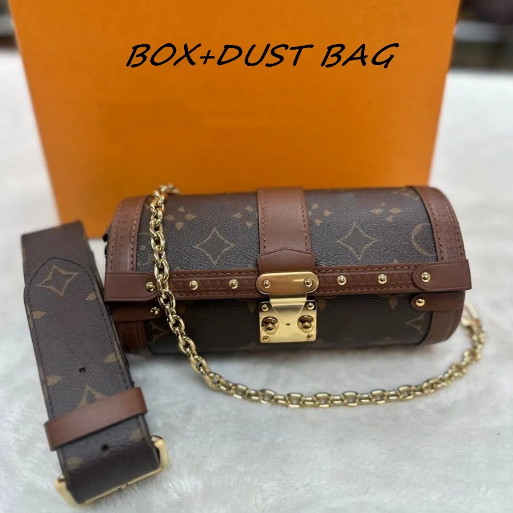Lily's trunk box leather crossbody bag clearance