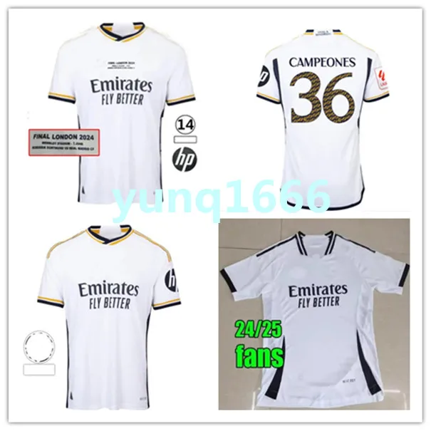 Kids Bellingham Modric Soccer Jerseys 24 25 Mbappe Camavinga Vini Jr. Real Madrids Football Set 2024 Rodrygo Valverde Tchouameni Football Suit