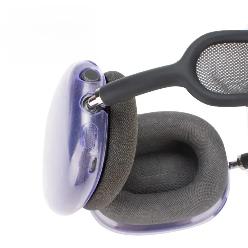 e Remplacement de coussinets de coussin d'oreille en silicone pour AirPods Max Headphone Headpads Earmuff Protection Base