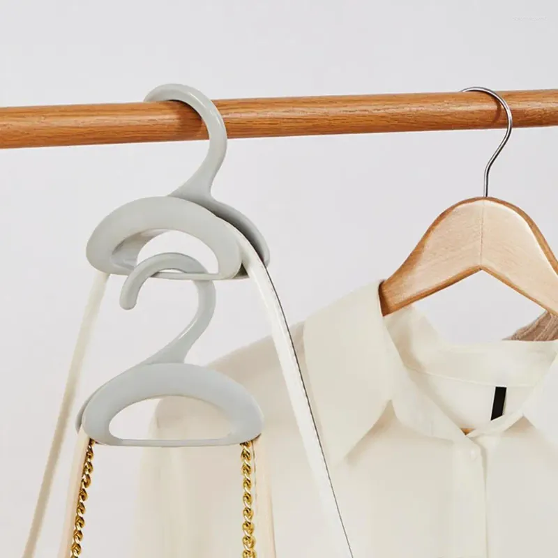 Hangers Multi-functional Bag Hook Hanger Clothes Rack Simple Stackable Wardrobe Nail-free Hanging Organizers