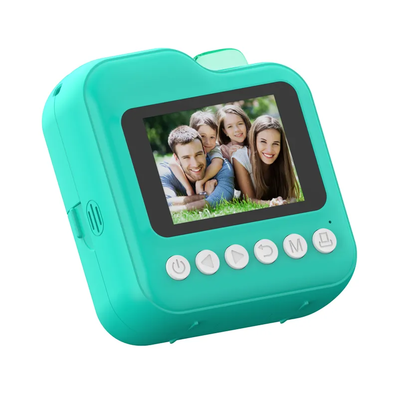 Cámara Instantánea Para Niños - 24 MP, Pantalla IPS 2,4", Impresión Térmica Sin Tinta, Incluye Papel Y Correa