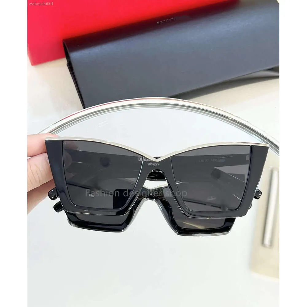 Women Butterfly Sunglasses SL 570 Cat Eye Acetate Polarized 