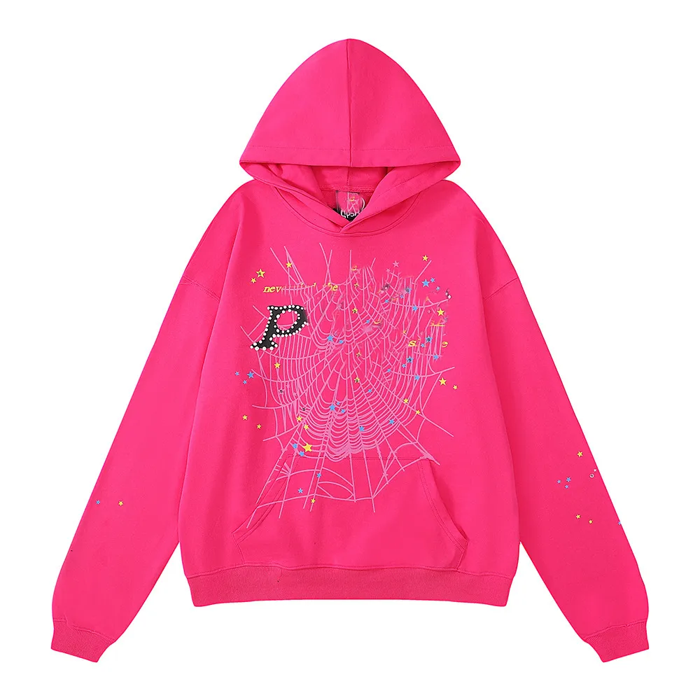 Mens designer pink hoodie 2025