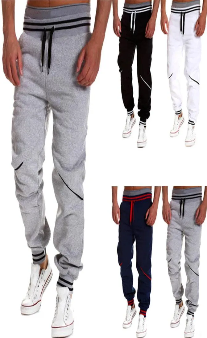 Nowe powojenne spodnie mężczyźni sznurkalne joggery Mężczyźni Mężczyźni Stola Solidna talia Mężczyźni Mężczyźni spodnie Streetwear Pantalones Hombre T206135855