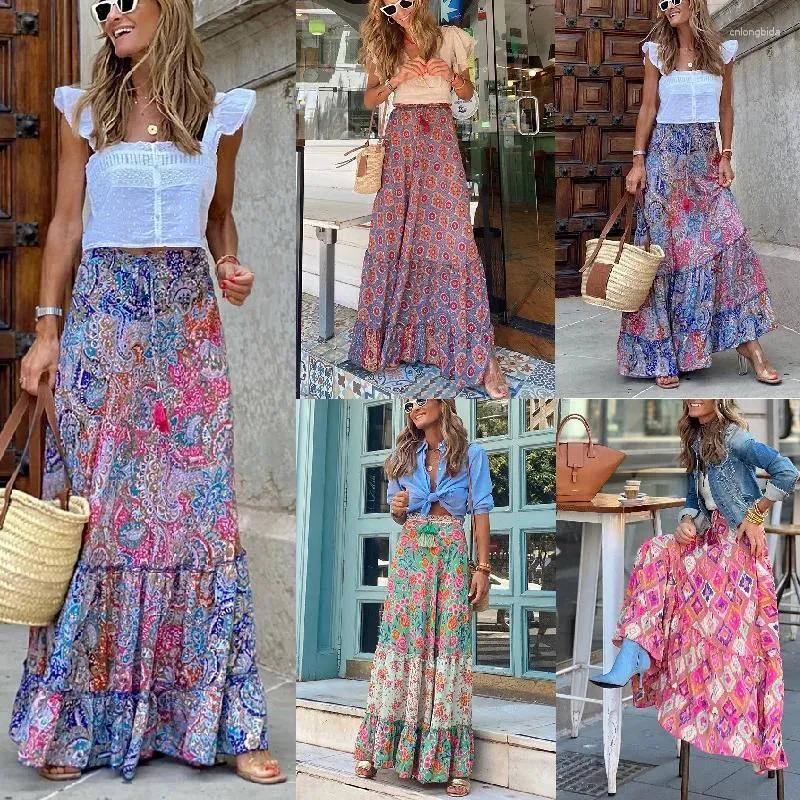 Flowy skirt beach sales