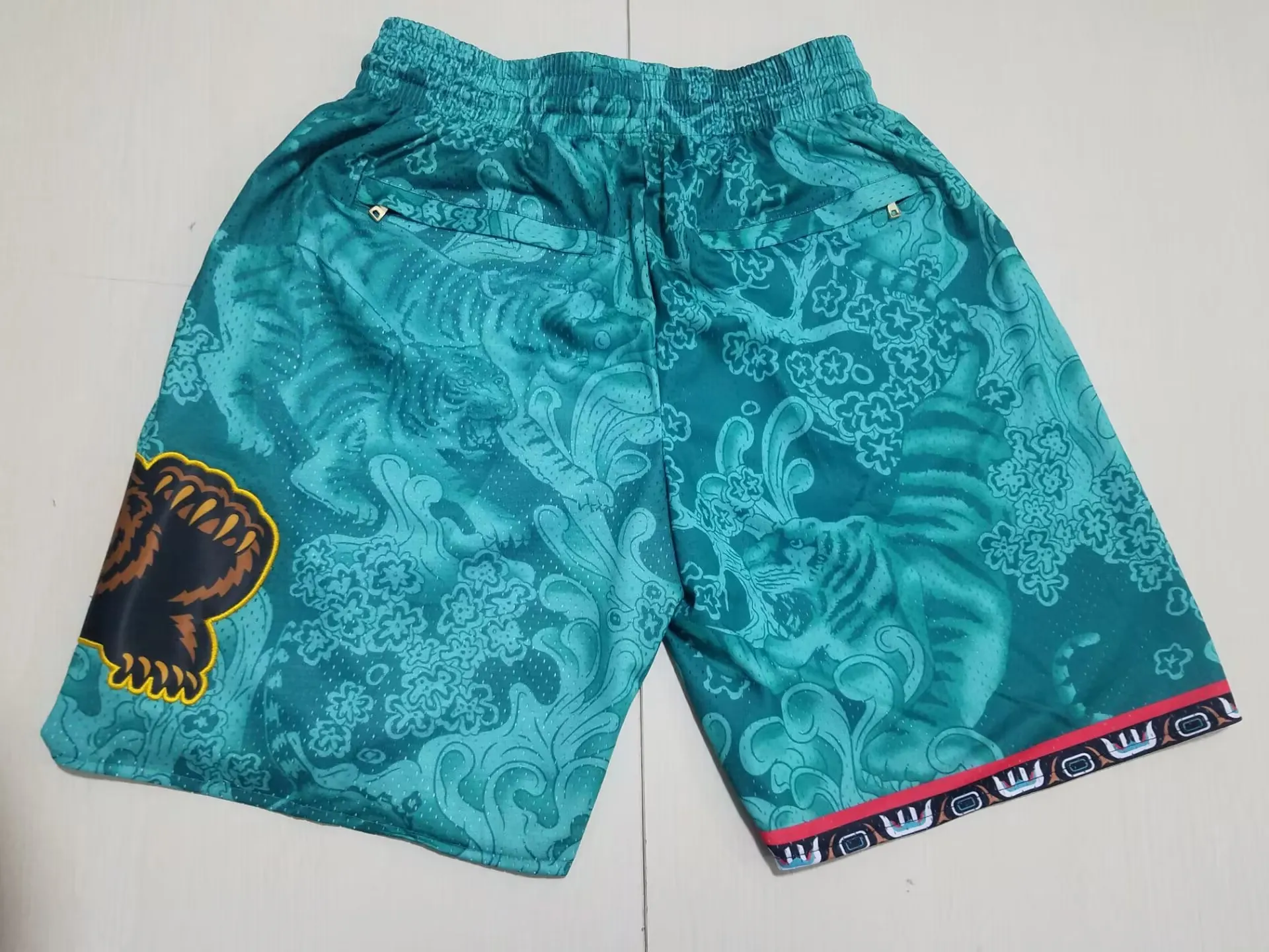 2024 New Team Zipper Mens Basketball Team Shorts Breathable