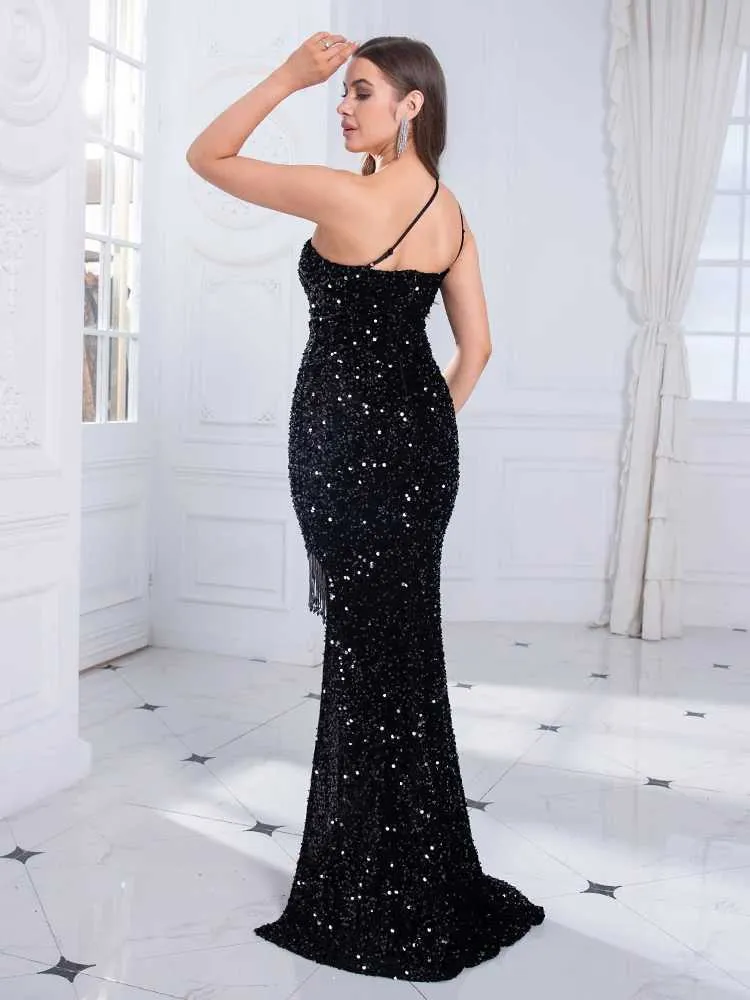 luxury dress bead runway Luxury Sweetheart Beaded Evening Dress main image 0