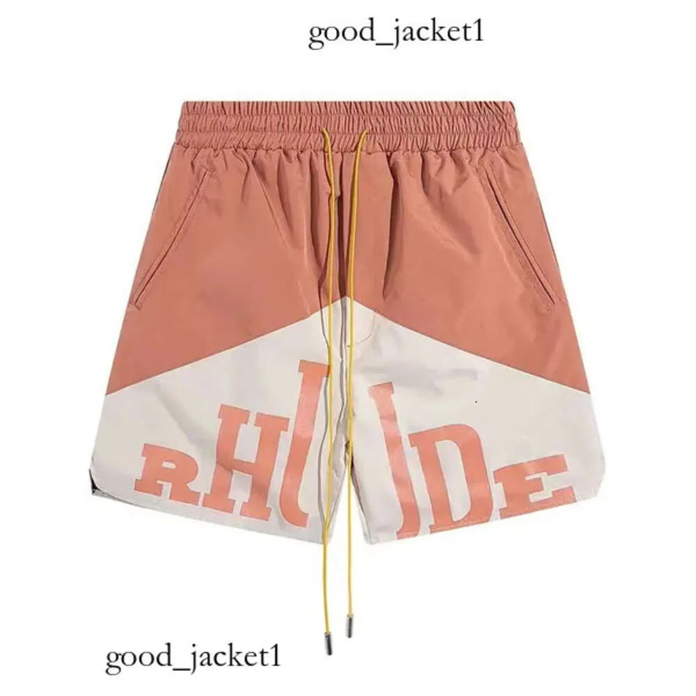 Rhude Short Mens Designer Shorts Designer Designer Designer Shorts Summer Fashion Beach Spods Mens Wysokiej jakości niebieska czarna fioletowa koszula Rhude 156